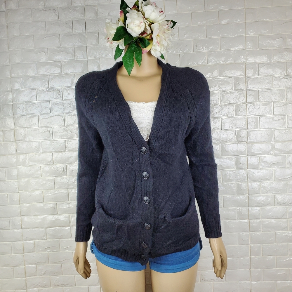 forever 21 small black cardigan - Picture 4 of 8
